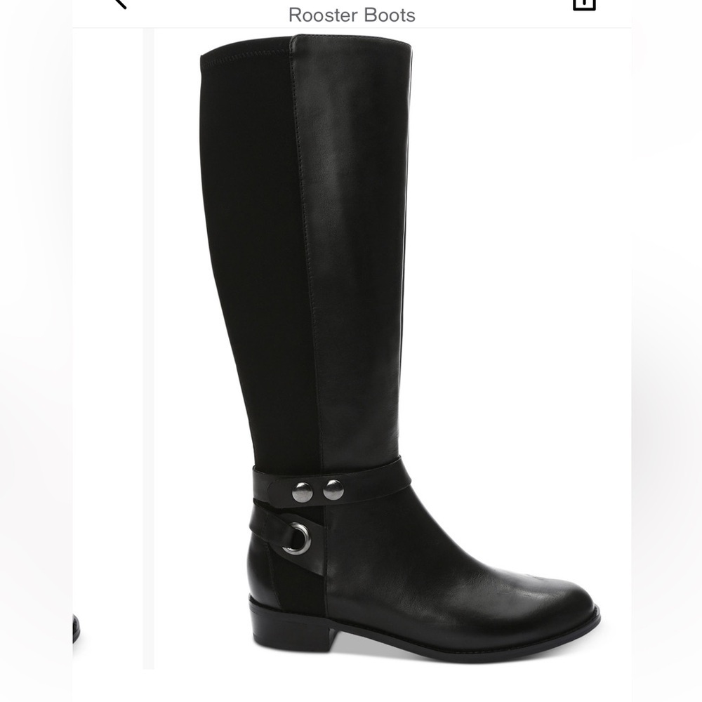 Elegant Black Knee-High Boots - Picture 12 of 13